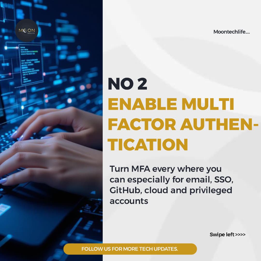 MTL_COMMUNITY's tweet photo. Cybersecurity starts with habits.

Strong passwords.
MFA.
Better account security.

Simple things matter more than people think.

#MoonTechLifeCommunity #MTL_community https://t.co/nKL6v8lZ3s