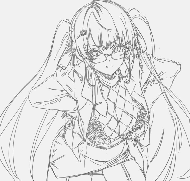 重ねた線が見えるペン使って練習に描いてみたら想像以上に使いやすかった☺️‼️まつ毛とか何回も描きなおすので形状がはっきりするのが良い✨ 