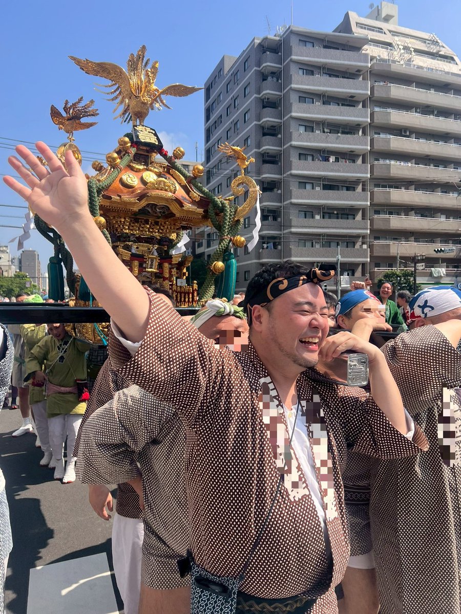 _2525yuta's tweet photo. 念願！お神輿担ぎ漢になれたから見て！☺️ https://t.co/DQLvuOZuNo