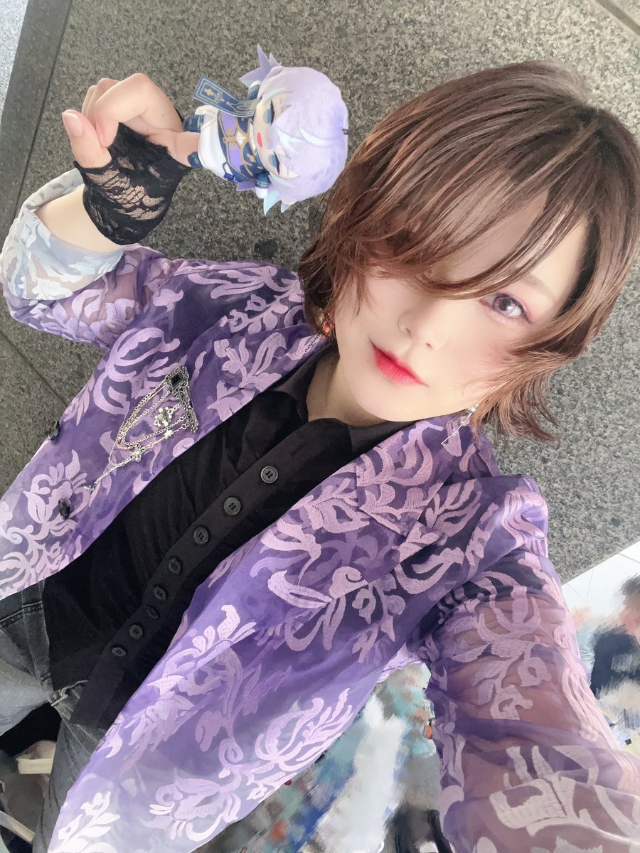 marururucos's tweet photo. ⚠️自我
まぁまぁ長い付き合いだけど、初めてしきちゃんと揃いの物買ったかもしれない笑
初めて見た時から目付けてたから買えて、着て行けて嬉しい🎶
インナーも似てるの見付けれてラッキー🎶 https://t.co/Kx9C1vYbEq