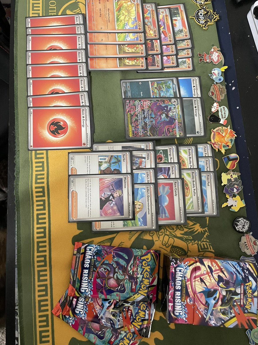 VinceMallow's tweet photo. Took down my local Chaos Rising prerelease 
I assembled Exodia every round for the W #playpokemon https://t.co/B8pYs5J9qX