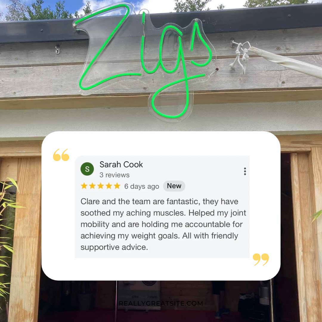 ZigsExercise's tweet photo. Stating the week off with some positive energy by sharing some more recent client reviews 💪🏼😌

I’ve been helping people go from body recovery to being in better shape for over 30 years … 

Book a FREE chat ☎️
https://t.co/Ir3kzn7wA8 https://t.co/htckqGWjaU