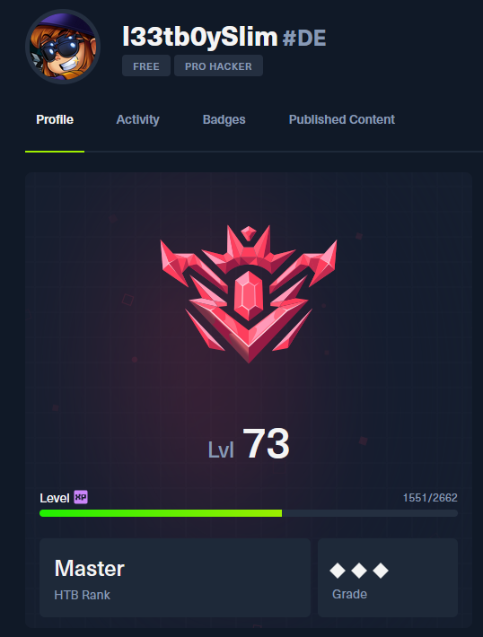 l33tb0ySlim's tweet photo. Is this how you win one of them VIP+ subs @hackthebox_eu ???

#HTBXP #HackTheBox https://t.co/aI01l7NzQM