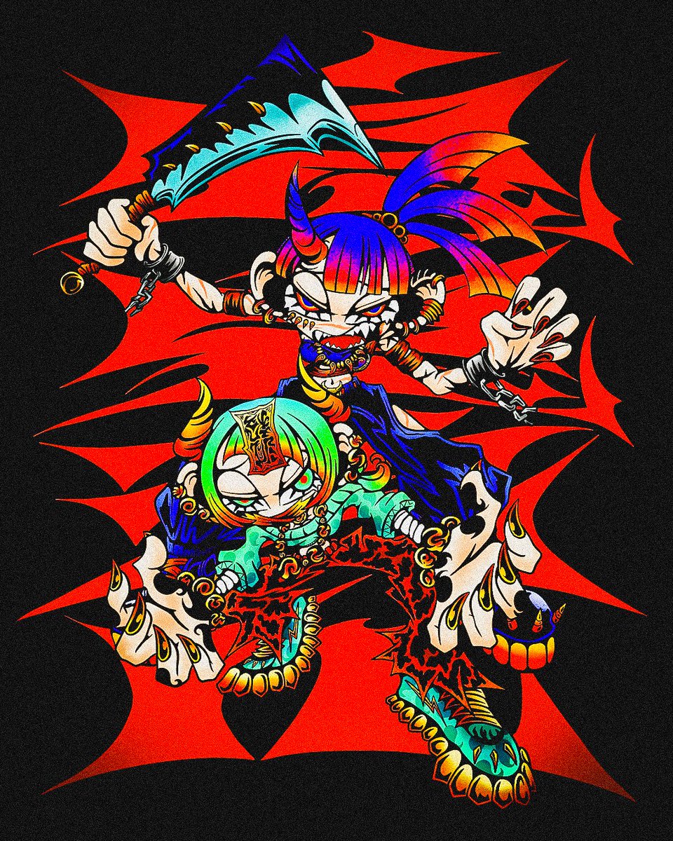 nmik_official's tweet photo. 【⚡予約受付中⚡】

《鬼鬼迫ルEE》

その「鬼」たちは
どこからともなく現れ
たちまち「標的」を殲滅する

-------------------
📅予約：5月31日（日）マデ
🎁早期予約で「5%OFF」&amp;「ステッカー10枚」プレゼント

▼ONLINE STORE▼
https://t.co/KTGGlCAdlh https://t.co/d7lr7h91we