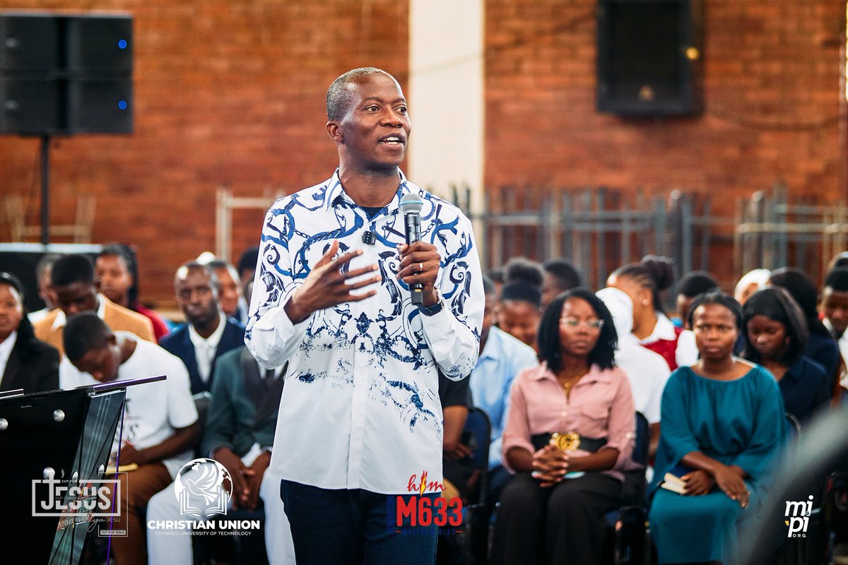 T_Vutabwashe's tweet photo. This last Saturday, I had the joy of gathering with a generation that is hungry for God at Generation M633.

Seeing young people seek God with sincerity and joy is a reminder that God is still raising voices, leaders, and reformers in this generation.

My heart is grateful for every life that was touched and stirred at Chinhoyi University of Technology.

This generation shall know God and do exploits.

#GenerationM633