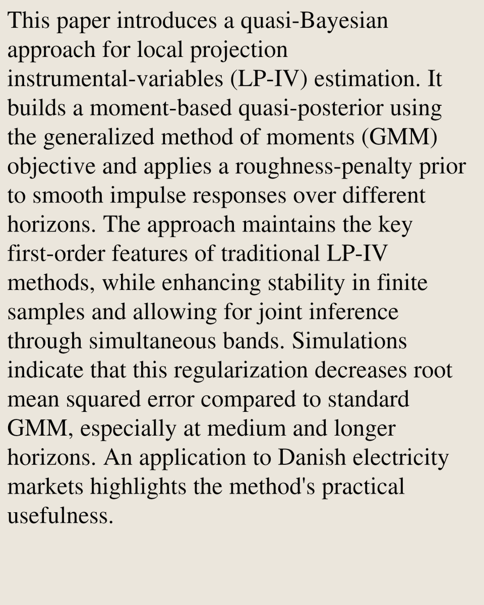 Econometrics Papers tweet media