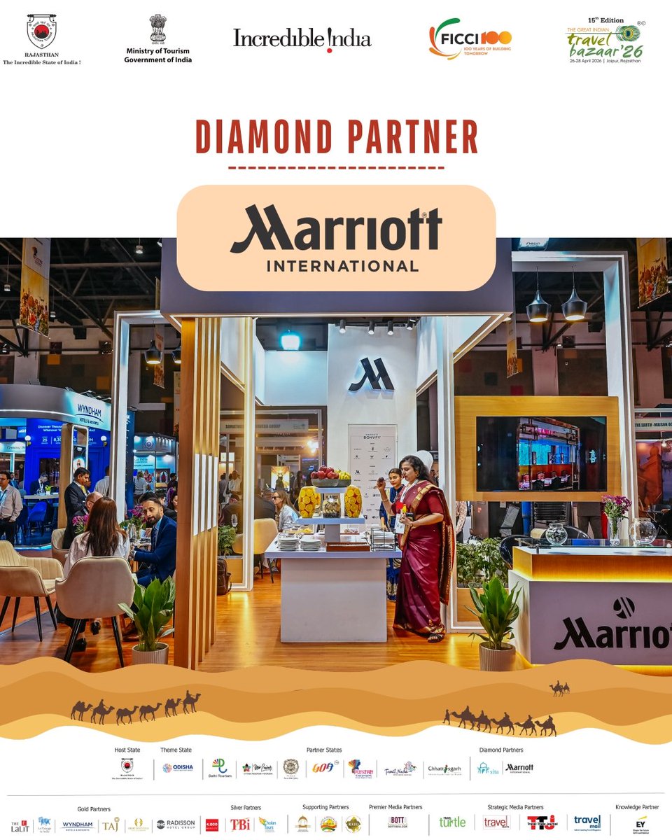 TheGITB's tweet photo. We sincerely thank @MarriottIntl for being our Diamond Partner for GITB 2026.

Your support, commitment to excellence, and contribution to the world of hospitality helped make this edition a truly enriching and memorable experience for all. https://t.co/Gmm6Sj4ObX