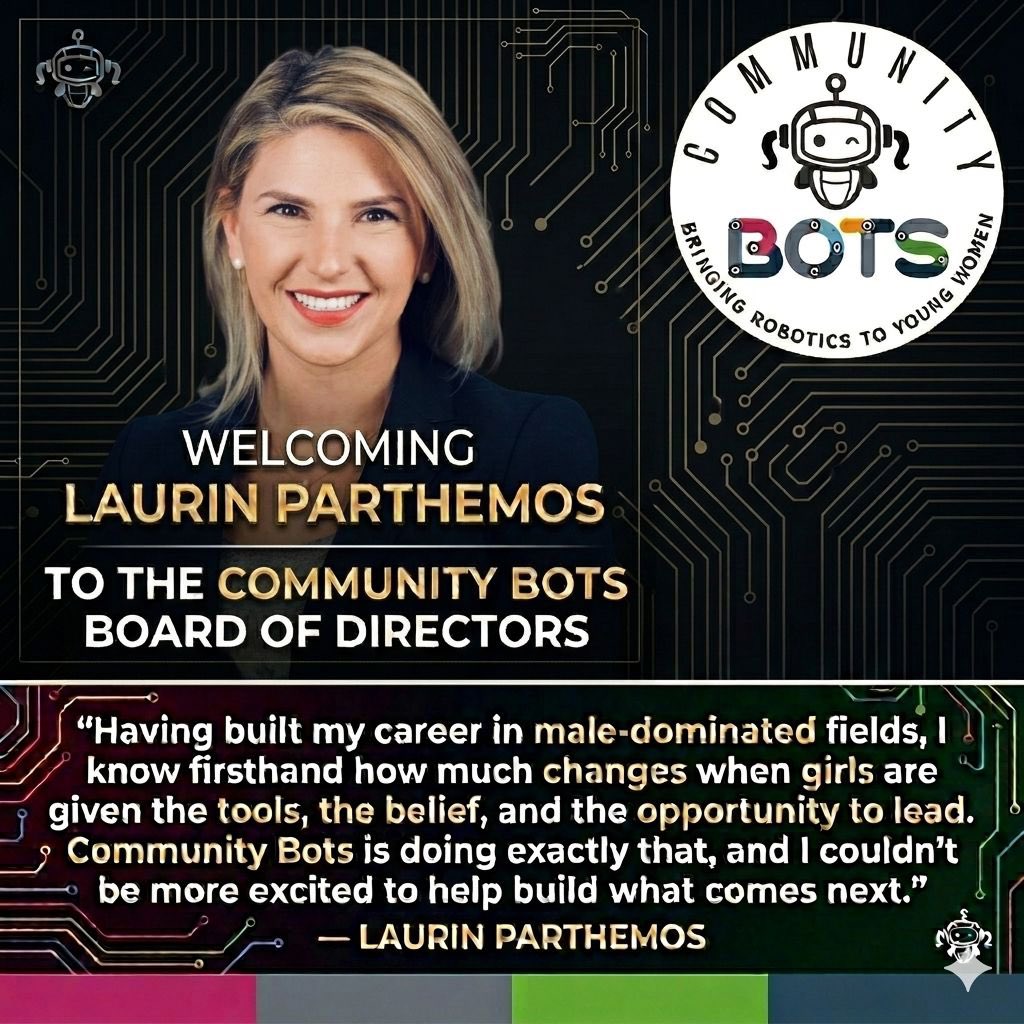 BotsCommunity's tweet photo. We are thrilled to officially welcome Laurin Parthemos to The Community Bots Board of Directors! 🤖✨

Laurin brings over a decade of experience building organizations across financial services, global consulting, the nonprofit sector, and government institutions. @KotterInc https://t.co/muTkrZ3YxE