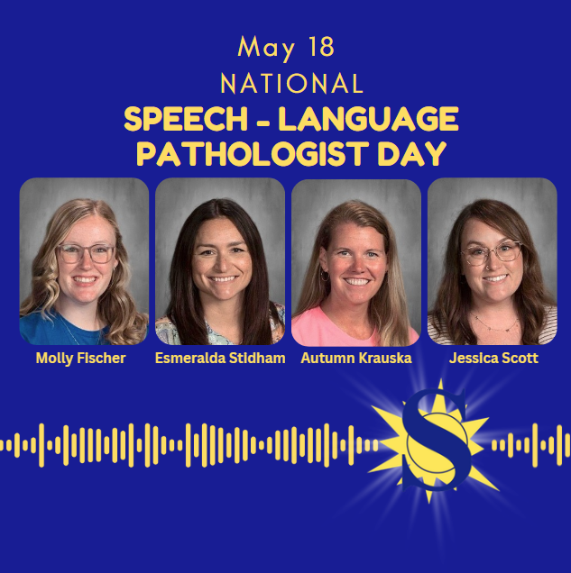 smslearns's tweet photo. May 18 is National Speech-Language Pathologist Day! Thank you for the care you bring each day, helping our students find their voices, build confidence, and connect with the world around them. Your impact reaches far beyond the classroom! Thank you!
#RaidersRise #SunnyvaleISD https://t.co/9coeZnPUZe
