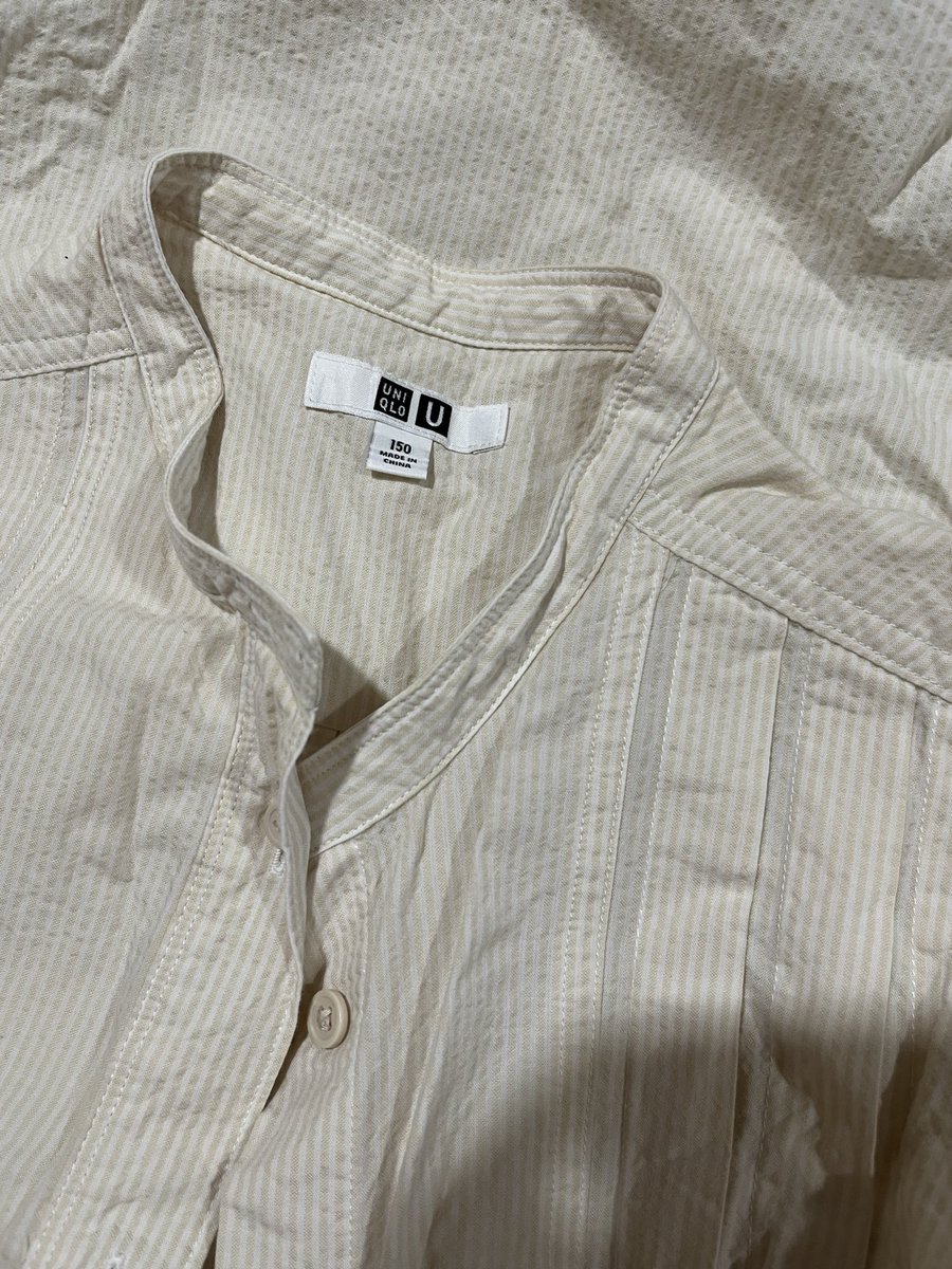 dearNplease's tweet photo. เดรสยูนิ ครีม 

size : 150 (kids size) หรือ xs-s (163 ใส่แล้วประมาณเข่า) 
price : 70฿ https://t.co/OgOnw7iz9O