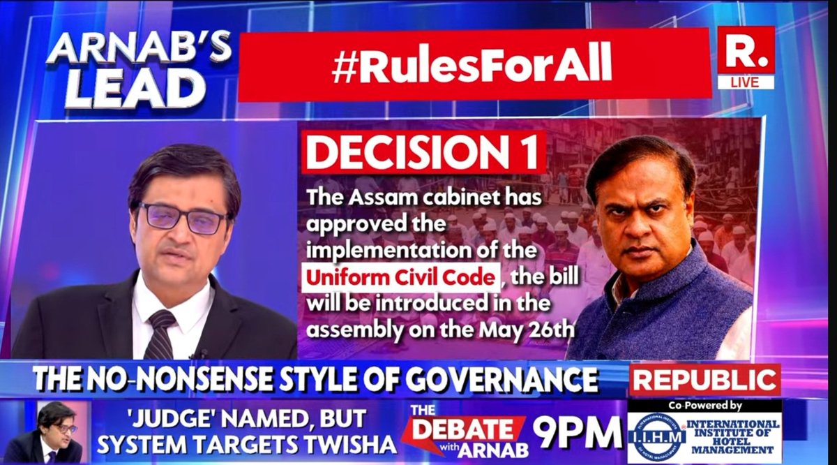 Starpearl21's tweet photo. #ARNAB
#RulesForAll https://t.co/MRJDjQgZ5Y