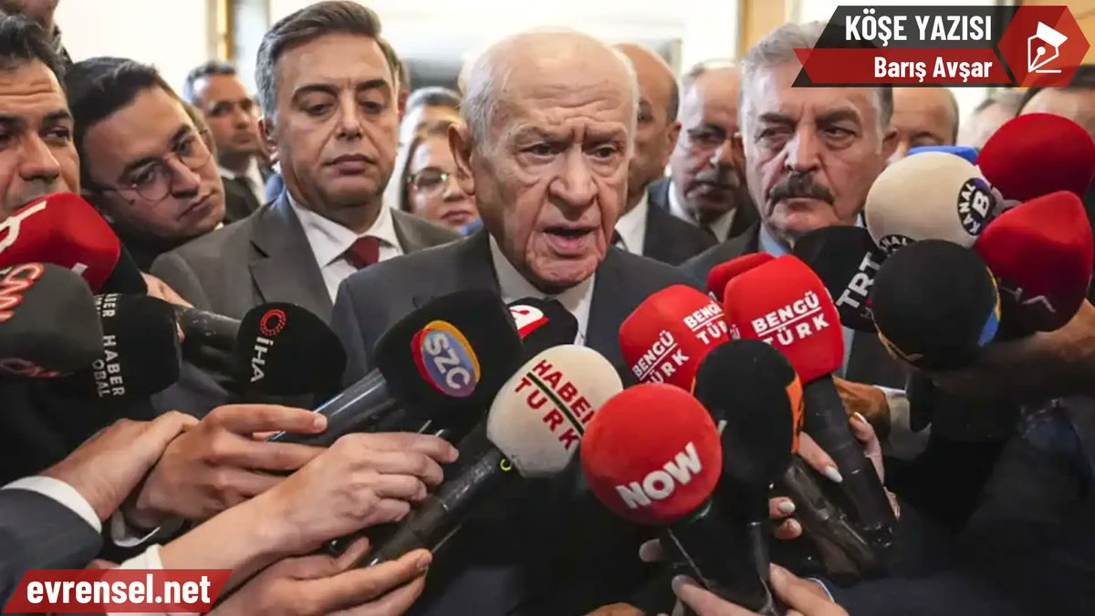 evrenselgzt's tweet photo. Beş maddede: Bahçeli ‘süreç’ değil ‘ülke’ tarif ediyor

Bahçeli’nin, partisinin gücünün, geçmişinin ve kadrolarının çok ötesinde ‘bir şey anlattığını’ bir kez daha gösteren vurgular da var, “Terörsüz Türkiye’de yeni yol haritası” başlıklı açıklamanın genelinde.

✒️ Barış Avşar (@BarisAvsar3) yazdı

🔗https://t.co/0YCJotCFDs