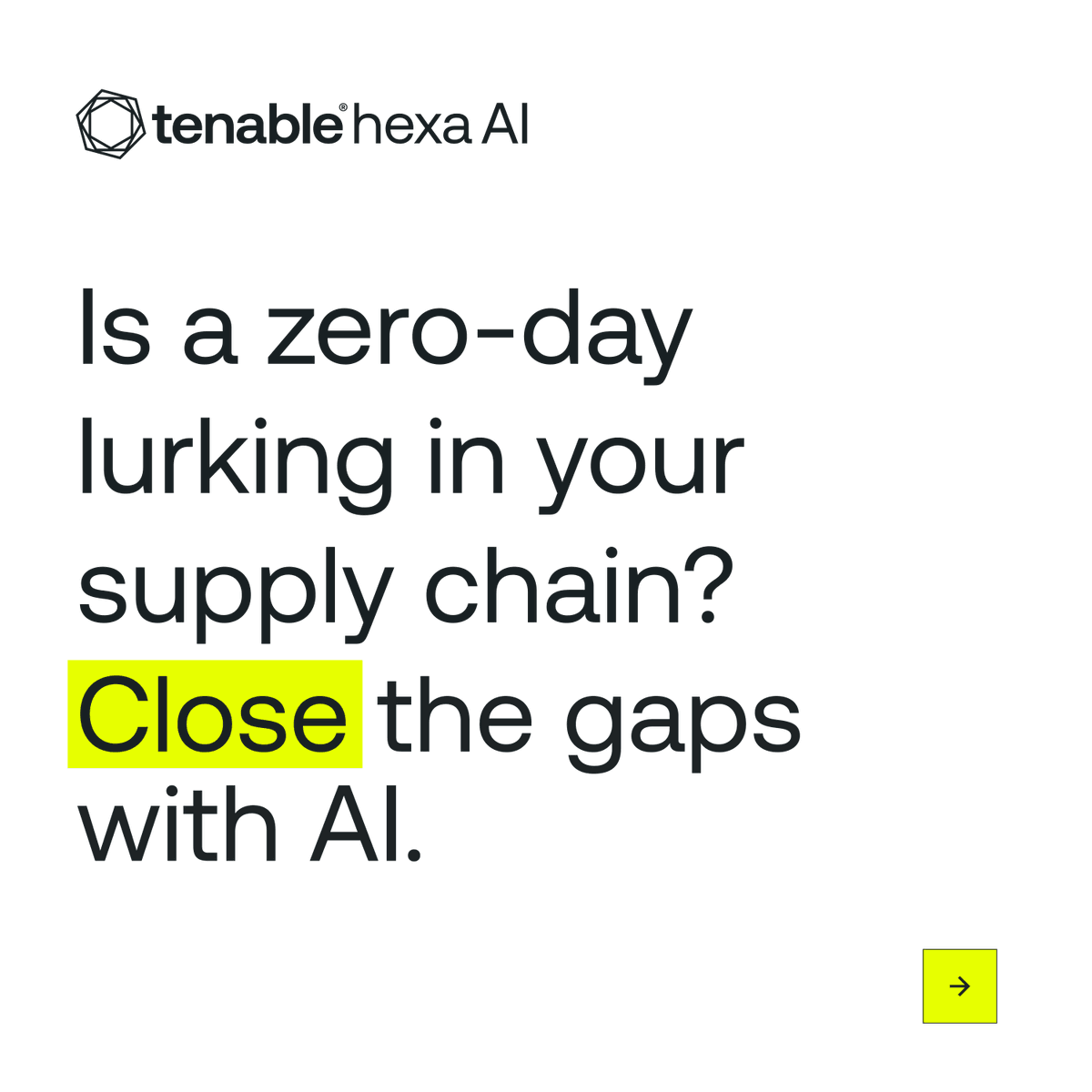 TenableSecurity's tweet photo. We’ve rounded up the latest use cases for Tenable Hexa AI, the agentic engine designed to shift the economics of defense by accelerating remediation from human speed to machine speed.

Tenable Hexa #AI acts as a crucial force multiplier for security teams: https://t.co/4IjWutxWko https://t.co/p9BwkHPTCx