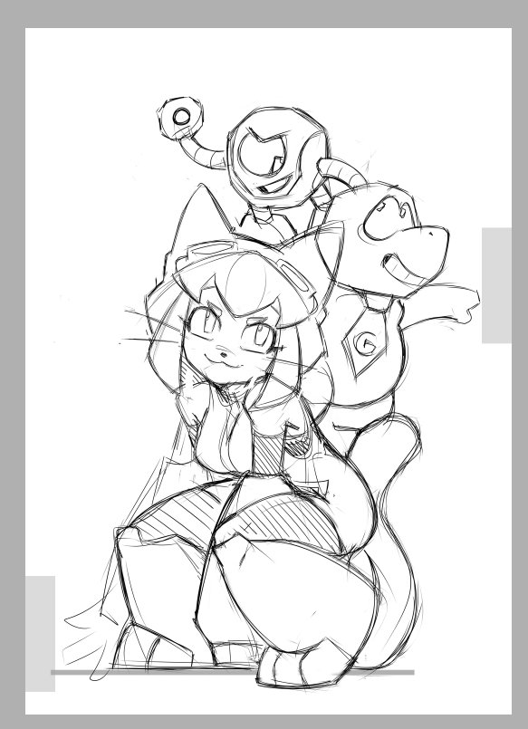 hhhhhh728's tweet photo. My drawing was supposed to look exactly like this, but I have this STUPID habit: when I draw for myself (rather than for a commission), I just can’t bring myself to take a break. I draw from morning till night. My hands are just falling off.
#gameoverse https://t.co/eh96DtNC3V