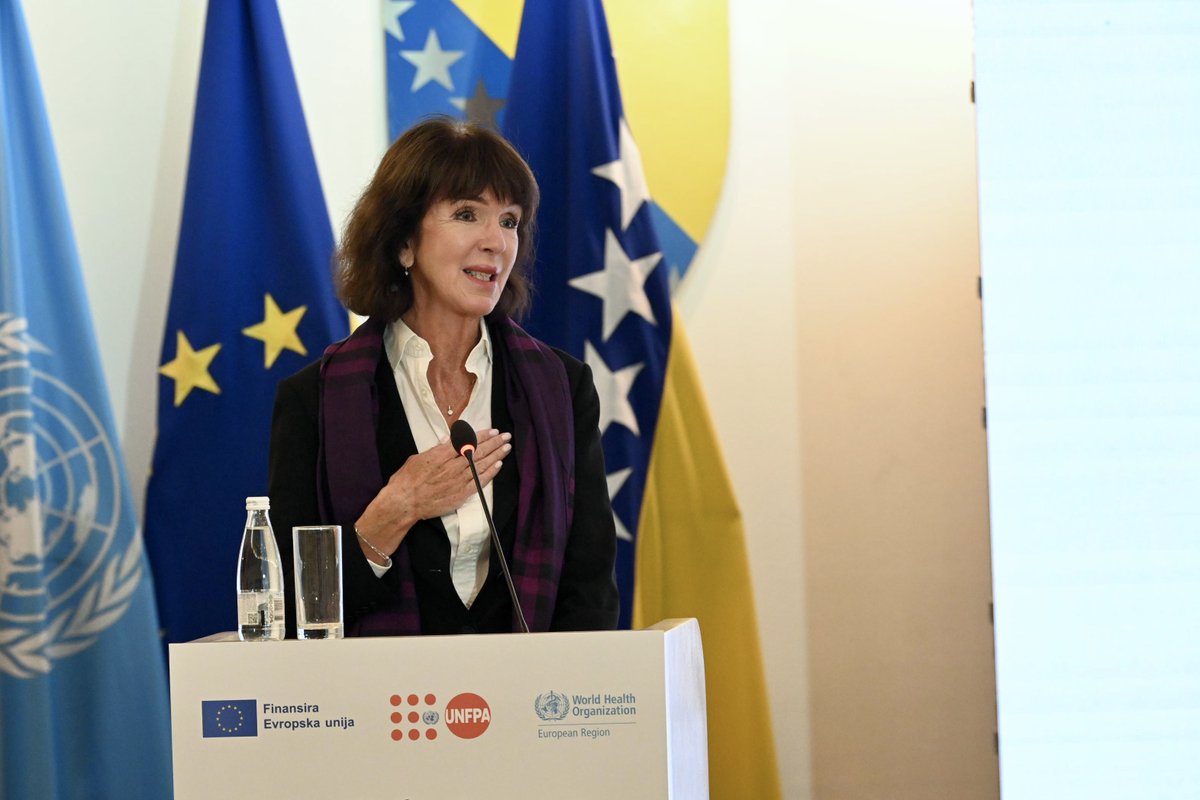 ArnhildSpence's tweet photo. Comprehensive cancer research by @MCP_BiH, FBiH, RS &amp; BD institutions, @UNFPABiH &amp; @WHO_BiH, supported by @eubih, highlights achievable, practical steps for improved health outcomes in 🇧🇦.

Prevention, early detection &amp; harmonized standards save lives &amp; strengthen human capital. https://t.co/YKZkgIP04Y