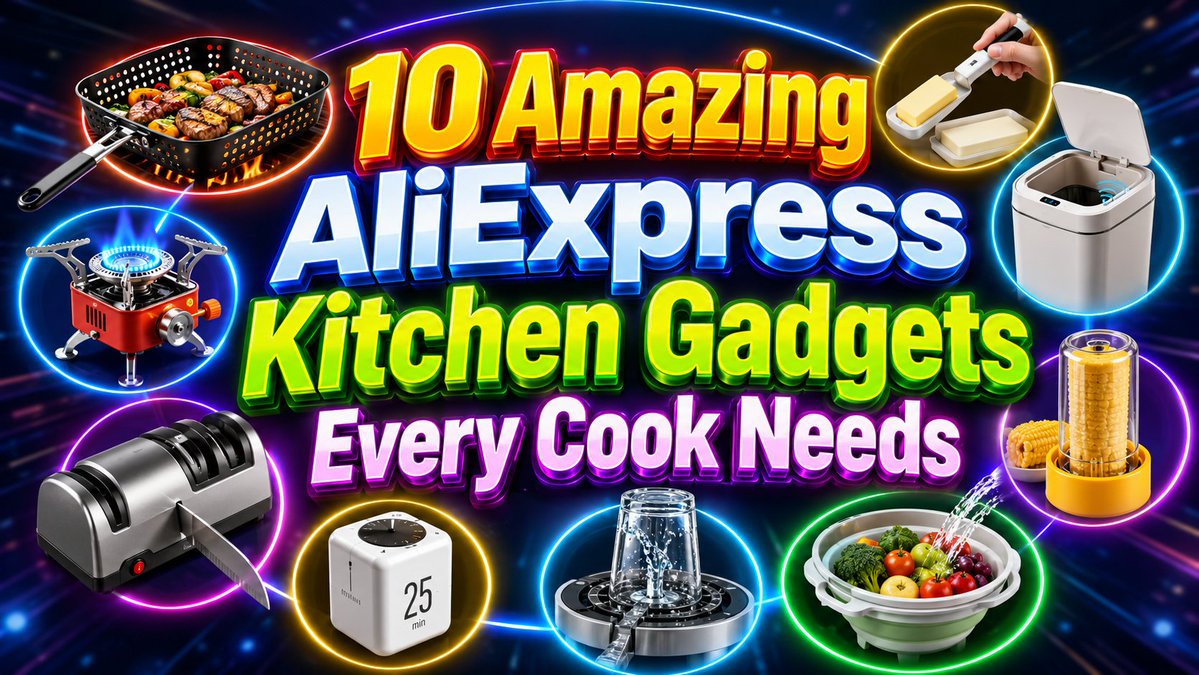 Smartkitchen44's tweet photo. 🍳✨ 10 Amazing AliExpress Kitchen Gadgets Every Cook Needs in 2026 are here! youtube full review video:https://t.co/jL6i3SiWTd 

#KitchenGadgets #AliExpressFinds #SmartKitchen #CookingHacks #KitchenTools #2026Trends https://t.co/lzFzS8fZJ3