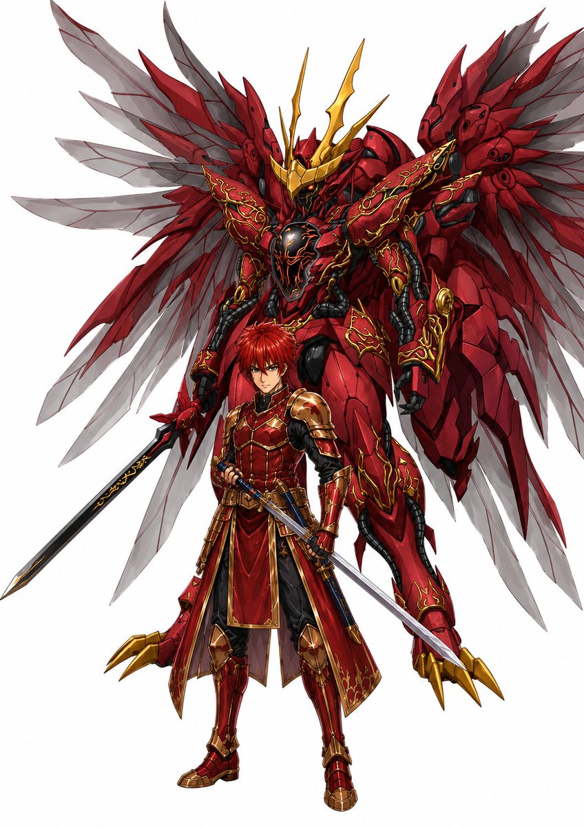 fpdbGLODQkd23Ax's tweet photo. #聖戦士ダンバイン
#ダンバインファンアート
#オリジナルオーラバトラー
「リィバイストン・ウェル戦史」
(聖戦士ヒュウガ•ホクトと女帝ヒミカとネオ•オーラバトラー　ベル•ゼノン)
ヒノ国の女帝ヒミカ内乱により幼くして新女王に担がれ利用されていたがホクトの活躍により本当の女帝となった https://t.co/raOpNz3KoI
