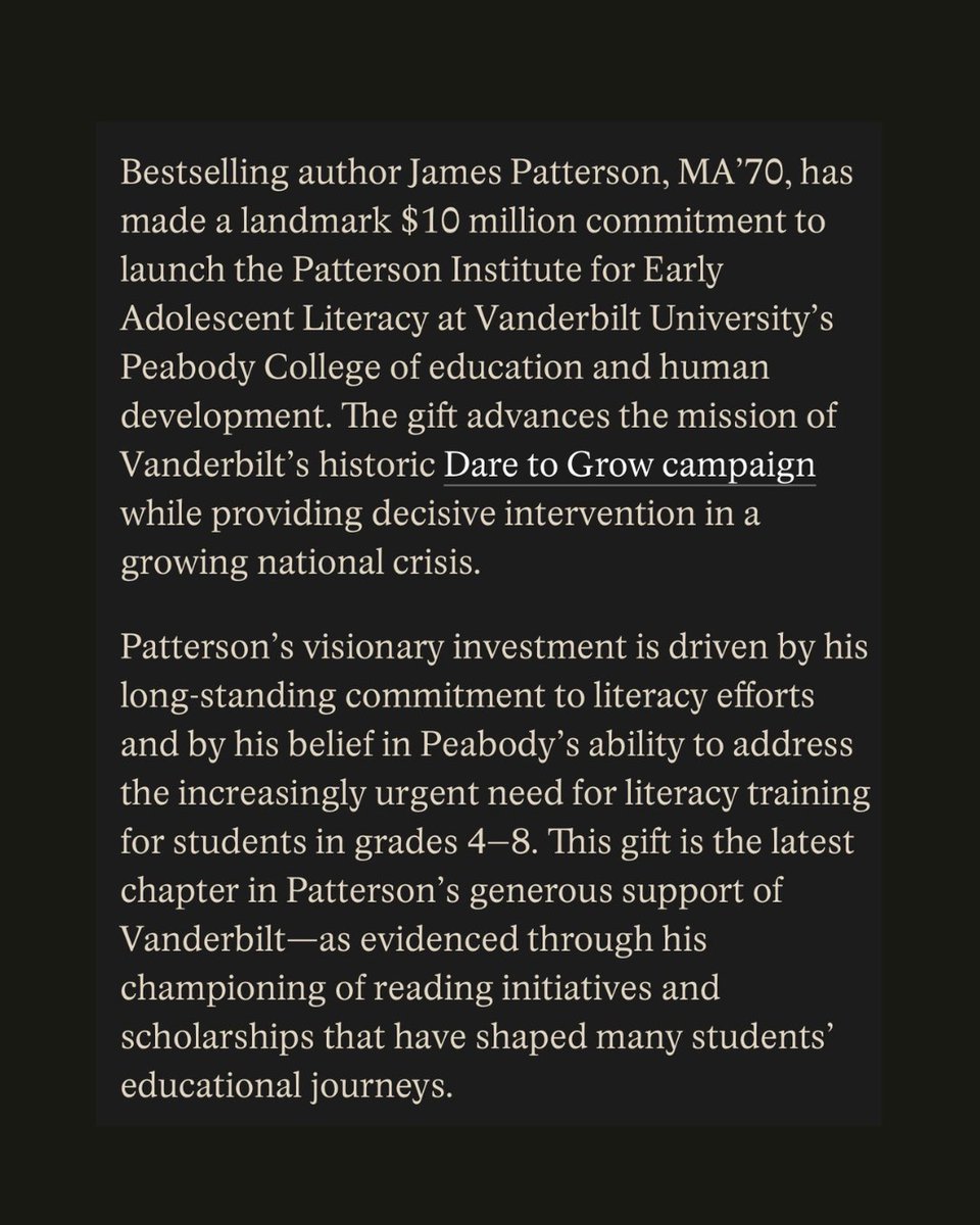 James Patterson tweet media