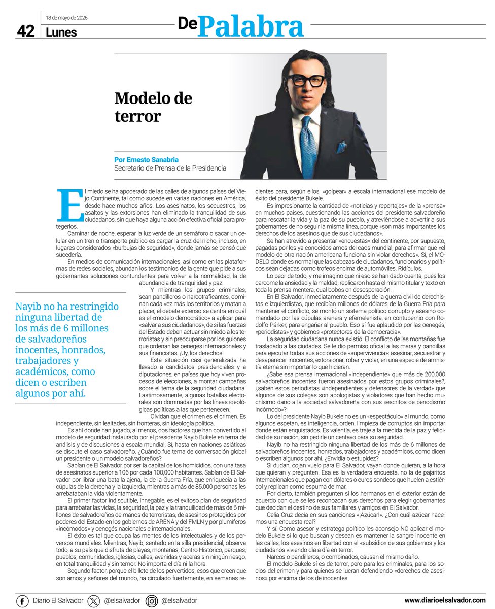 Secretaría de Prensa de la Presidencia tweet media