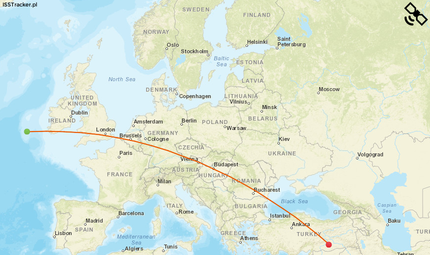 iss_tracker_pl's tweet photo. Najbliższy przelot ISS:
1. 2026-05-18 22:39:09 - 2026-05-18 22:42:52
    Czas trwania: 3 minuty, 43 sekundy 
    
Pełna lista przelotów: https://t.co/6U4uM9Oudd

#isstracker #iss #space #nasa #isstrackerapp #isstrackerpl #satellite #satellitetracker https://t.co/a7cppNXyaA