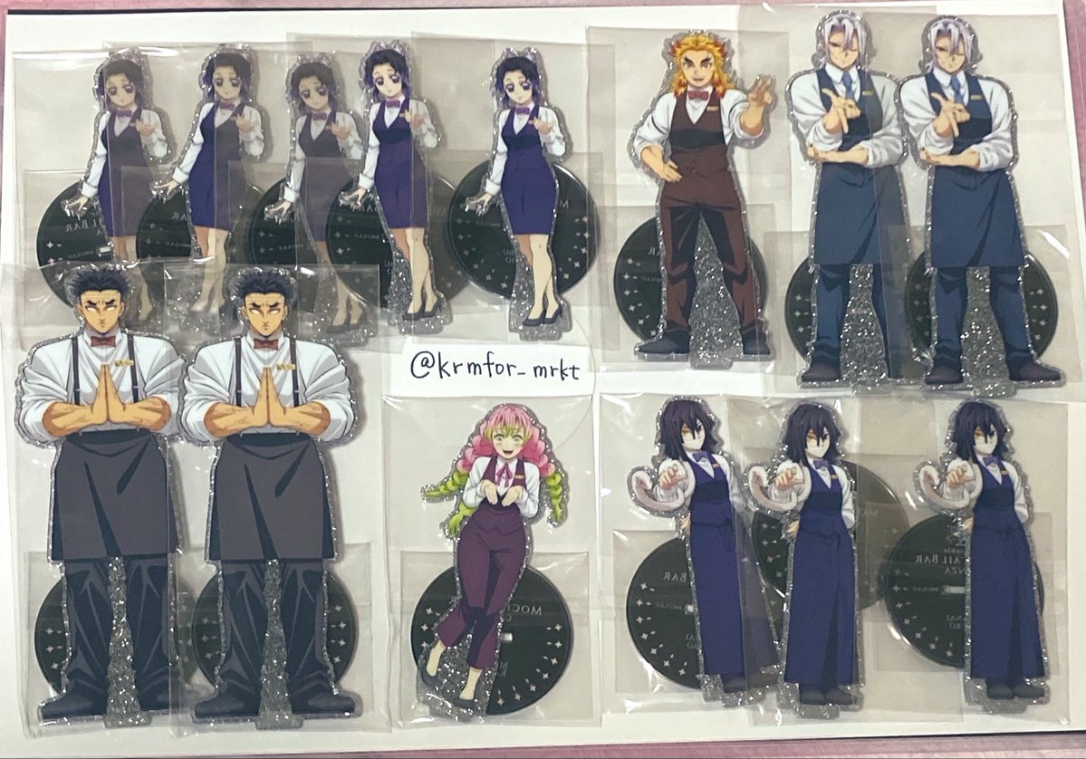 交換・譲渡】鬼滅の刃 ufotable MOCKTAIL BAR GINZA 両面アクリル