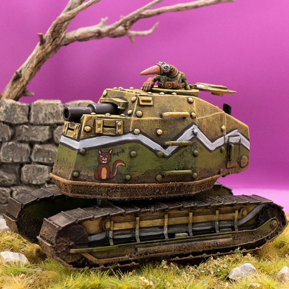 BadgerGamesLLC's tweet photo. More Quar have arrived including some fantastic vehicles and tanks. Great for the standalone Quar game or others like Trench Crusade! #trenchcrusade #wargaming https://t.co/IfCa4ZVN56
