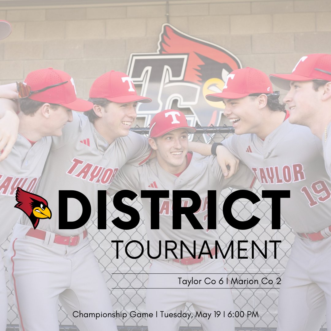 TC_Schools_KY's tweet photo. 𝐓𝐂𝐇𝐒 𝐁𝐀𝐒𝐄𝐁𝐀𝐋𝐋 defeats Marion County 6-2 in the first round of the 20th District Tournament! 

The Cards advance to the District Championship game on Tuesday, May 19, at 6:00 PM vs. Adair County. 

#tcpride #gocards #tchsbaseball https://t.co/kkXg1WLYkR