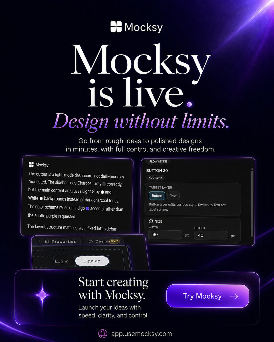 OdysseyTechLtd's tweet photo. It’s official. Mocksy is now live. 

After building, refining, testing, and bringing this vision to life, we’re excited to finally open the doors. https://t.co/Hit4XFAWQH