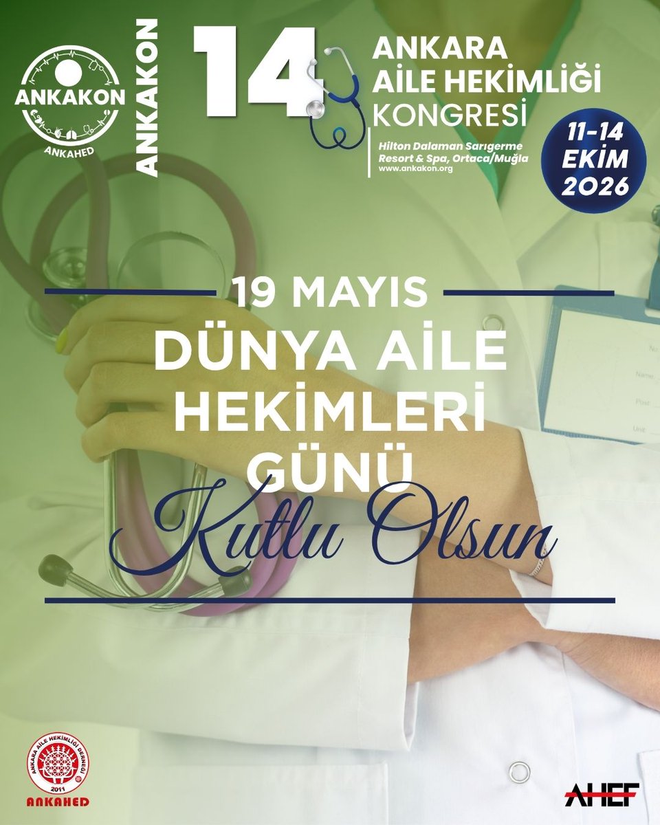 ANKAHED's tweet photo. Dünya Aile Hekimliği Günü 2026: Dijital Dünyada Şefkatli Bakım 

2026 Dünya Aile Hekimliği gününü şekillendiren ana başlık: 
Şefkatli, kişi merkezli bakımın, dijital ve sanal bakım da dahil olmak üzere her bağlamda aile 
hekimliğinin özünde yer aldığı. Aile hekimlerinin, hastaların ve toplulukların, dijital araçların 
ve yapay zekanın birinci basamak sağlık hizmetlerini parçalamak yerine destekleyecek şekilde 
şekillendirilmesine nasıl yardımcı olabileceğinin vurgulandığı bir dönem.  
Türkiye’de Aile Hekimliği Günü 2026: 
Dijital Dünyada Şefkatli Bakım Yerine Bitmeyen Performans Baskısı https://t.co/nvfTeocHsP