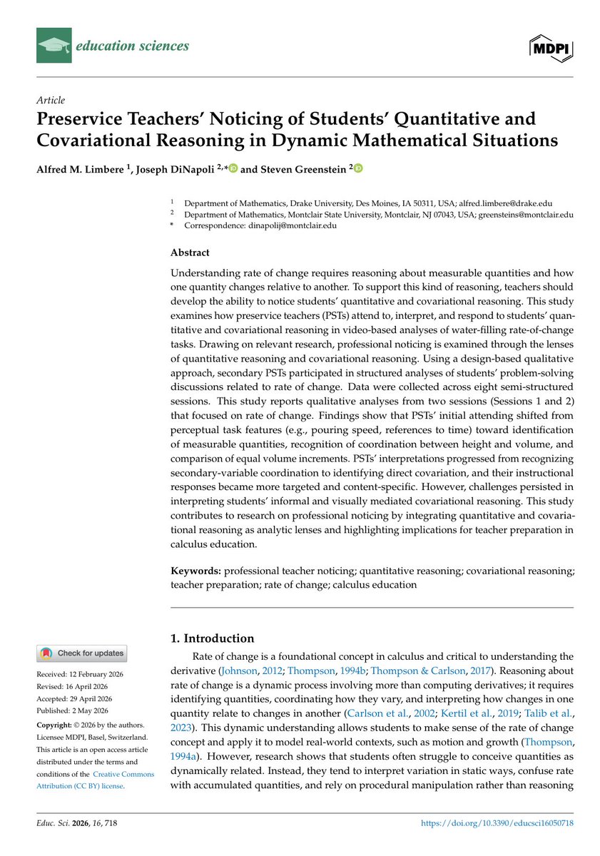 Montclair State Department of Mathematics tweet media