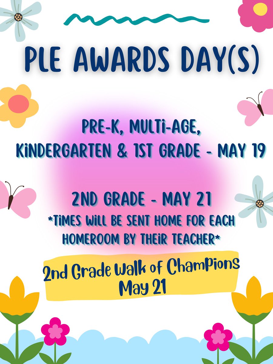 PurvisLower's tweet photo. 🌟Awards Days for PLE are this week!! Check with your child's teacher about specific times and information.  We are looking forward to celebrating our students this week! 🥰💜💛 https://t.co/mjSTumM3iU