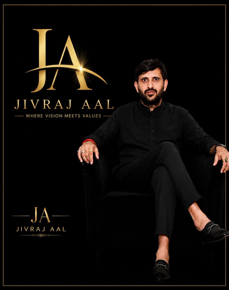 JivrajAal's tweet photo. નજર ઊંચી અને વિચાર સ્વચ્છ હોય, તો માણસ પોતે જ બ્રાન્ડ બની જાય.” 🖤 ⚜️ JA ⚜️ https://t.co/Pwu5wkKo2D