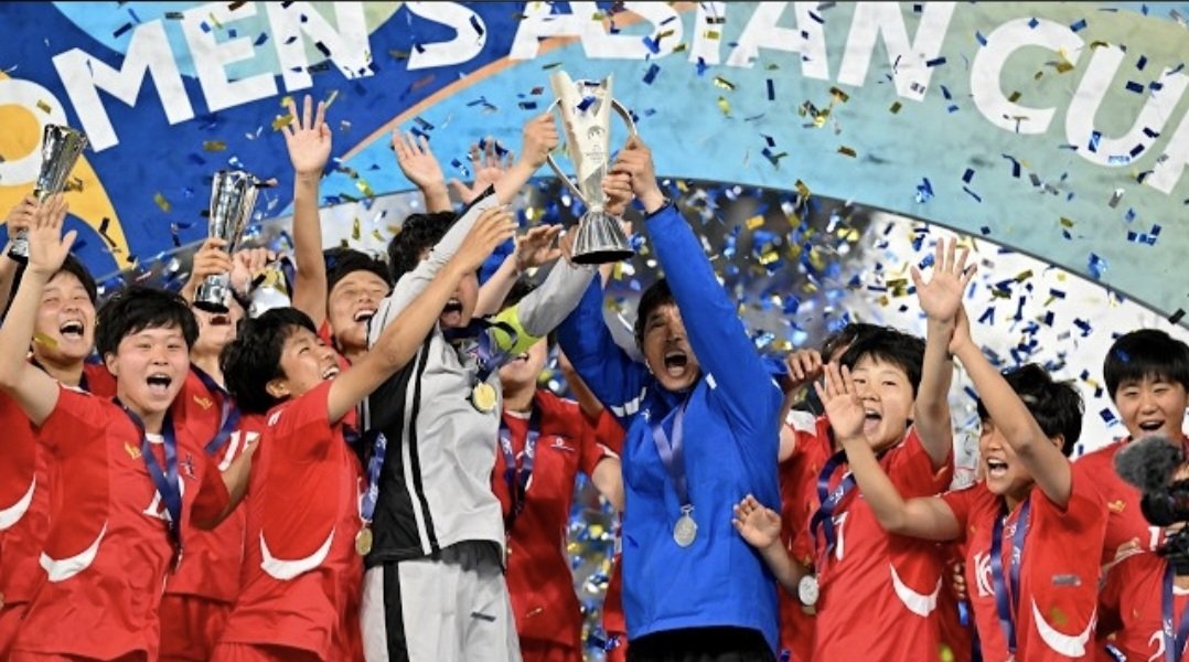 koreans_school's tweet photo. 昨日、女子サッカーU-17アジアカップ決勝戦が行われ、日本に勝利しチャンピオンに輝きました🎉

朝鮮民主主義人民共和国 5 - 1 日本

優勝候補である日本は本当に強いチームです。
そんな強い日本の皆さんをリスペクトした上で、勝利した朝鮮民主主義人民共和国の皆さんにおめでとうを贈りたいです👏 https://t.co/mOdo5aj9Hx