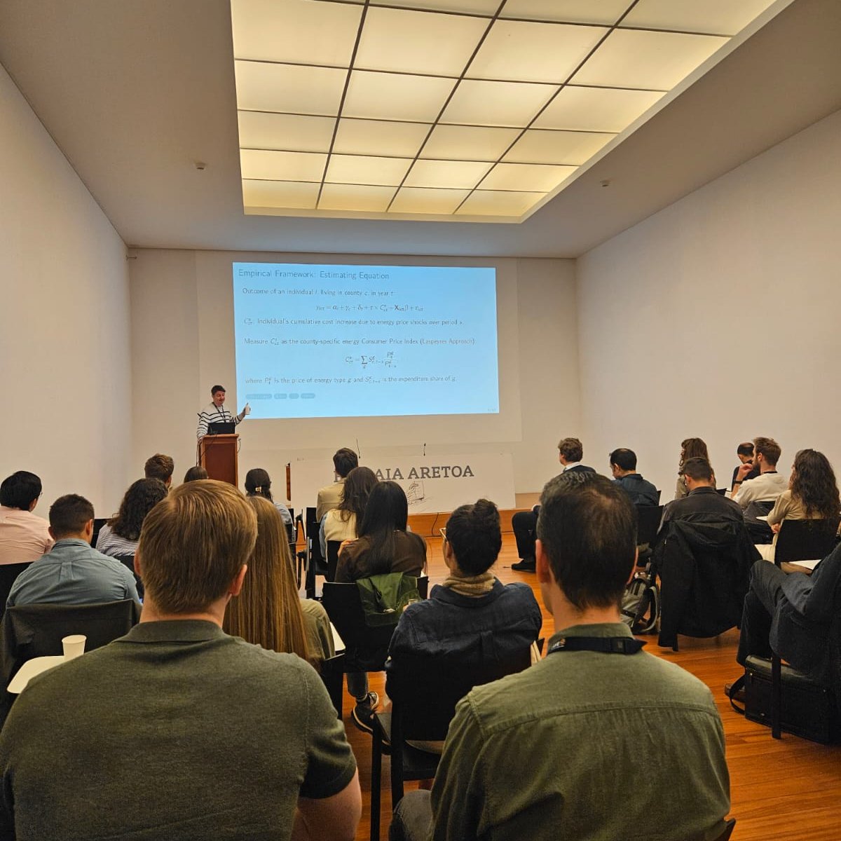 EAYEconomists's tweet photo. Excited to kick off the first day of the #EAYEAM26 in Bilbao today!

Looking forward to a full day of presentations, discussions, and exchanges with young economists from across Europe and beyond, hosted at Bizkaia Aretoa.

Programme here: https://t.co/GNsloqb53p https://t.co/GTfzG7jhWl