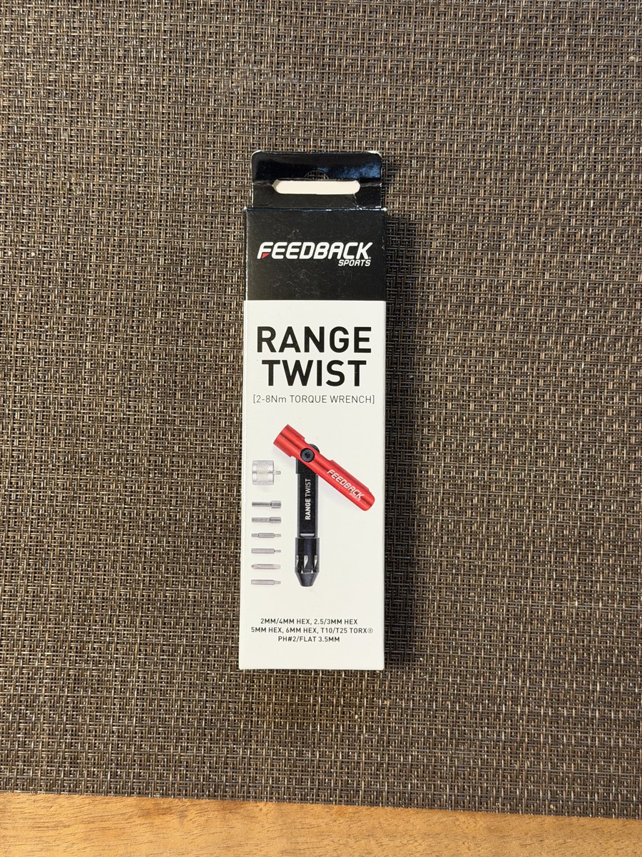 befreeasbird's tweet photo. 3か月待って結局ebayからサクッと届いた
緩めるのに使うなと強く書いているので、結局のところ別の携帯工具と一緒に持っていく必要あり
コンパクトで最高なんですけどね
#feedbacksports 
#rangetwist
#torquewrench https://t.co/rz1lLJIaTS