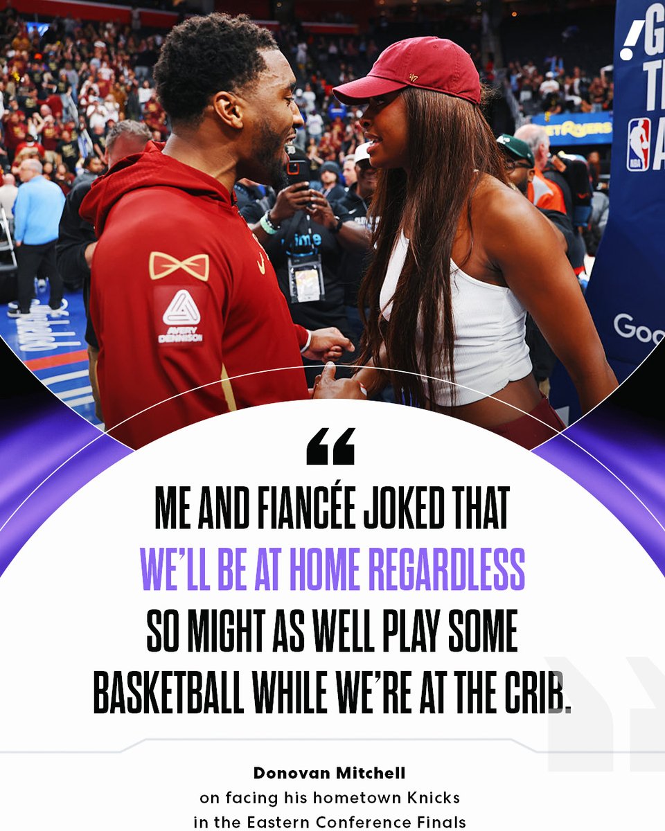 YahooSports's tweet photo. Donovan Mitchell looking forward to playing in his hometown vs. the Knicks 🍿 https://t.co/Ns3kXkwTFQ