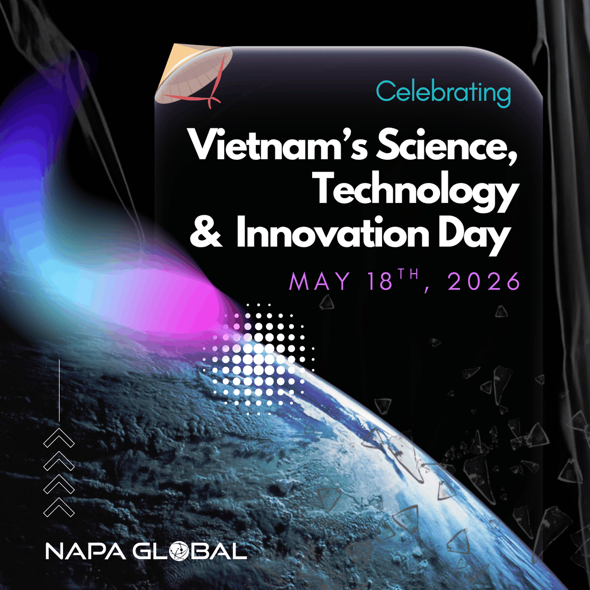 NAPAGlobal's tweet photo. On Vietnam Science, Technology &amp; Innovation Day, we celebrate technological progress &amp; innovation’s role in driving national growth. At NAPA, we’re proud to support this journey with tech solutions that improve efficiency, streamline operation &amp; accelerate digital transformation. https://t.co/XkIi2oij1h