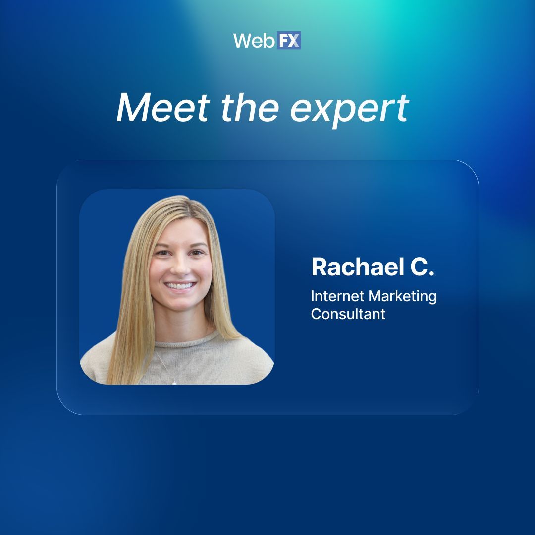 webfx's tweet photo. Meet Rachael — Susquehanna University grad, communication all-star, and expert digital marketer.

In her role, Rachael serves as the main point of contact for her clients and their digital marketing strategies, ensuring that they see growth from their WebFX partnership. 

Whether managing SEO, AI SEO, or PPC campaigns, she loves diving into all things marketing.

What does Rachael love most about her role?

🗣️ "The opportunity to work with and create meaningful business impact for clients in diverse industries located across the country."

Get to know more about Rachael right here. 👇