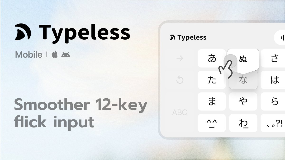 Typeless tweet media