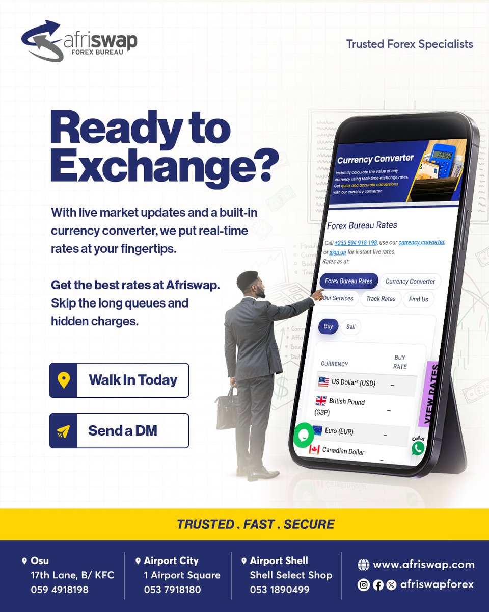 Afriswap Forex Bureau tweet media