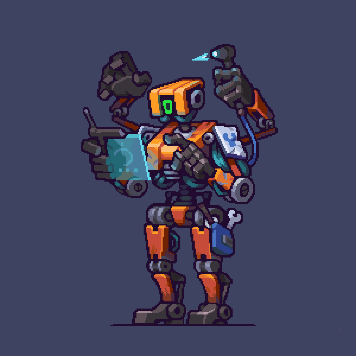 ドットペイント How was your weekend? I finally finished this guy. Glad I can show