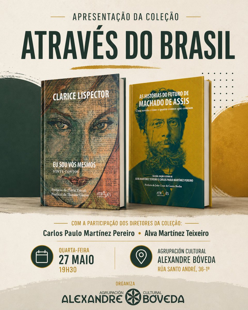 pglingua's tweet photo. Apresentação da coleção Através do Brasil na Corunha https://t.co/7NRxgKex36 https://t.co/ww2gjHA6gL
