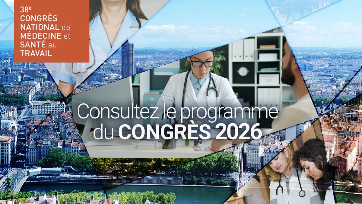 Congrès National de Médecine et Santé au Travail tweet media