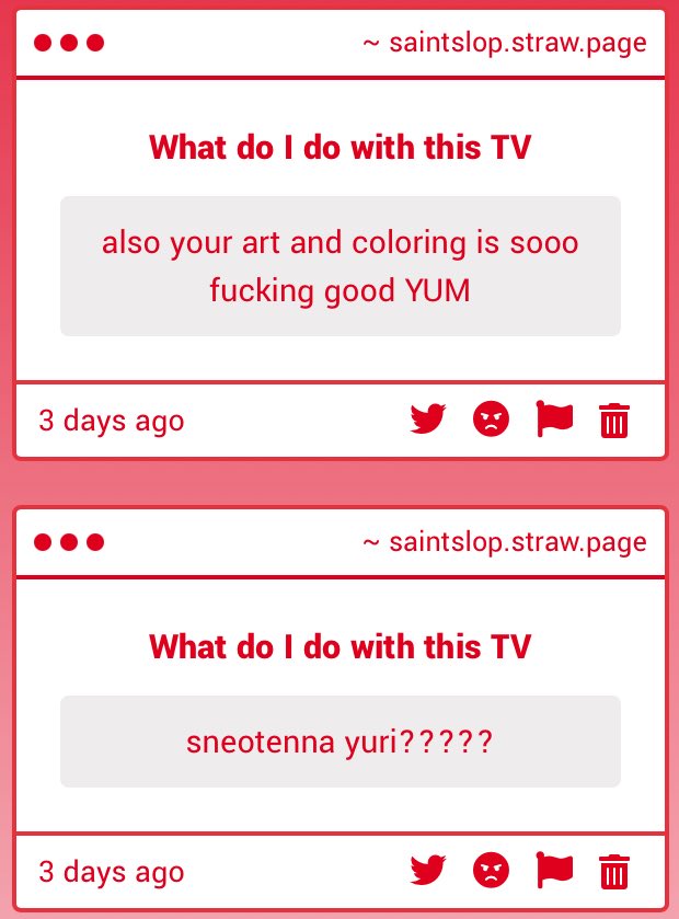 ItsSaintSlop's tweet photo. Dear sneotenna Yuri is real #deltaruined &amp; ty anon ;; <3 https://t.co/j3NixtHDNw