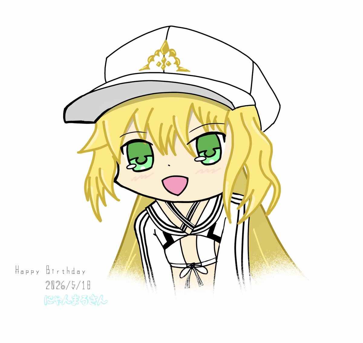 _kalta_'s tweet photo. にゃんまるさん(@Nyanmaru_puyo)お誕生日おめでとうございます！
今年も良い一年になりますように！ https://t.co/zEWYv6coBh