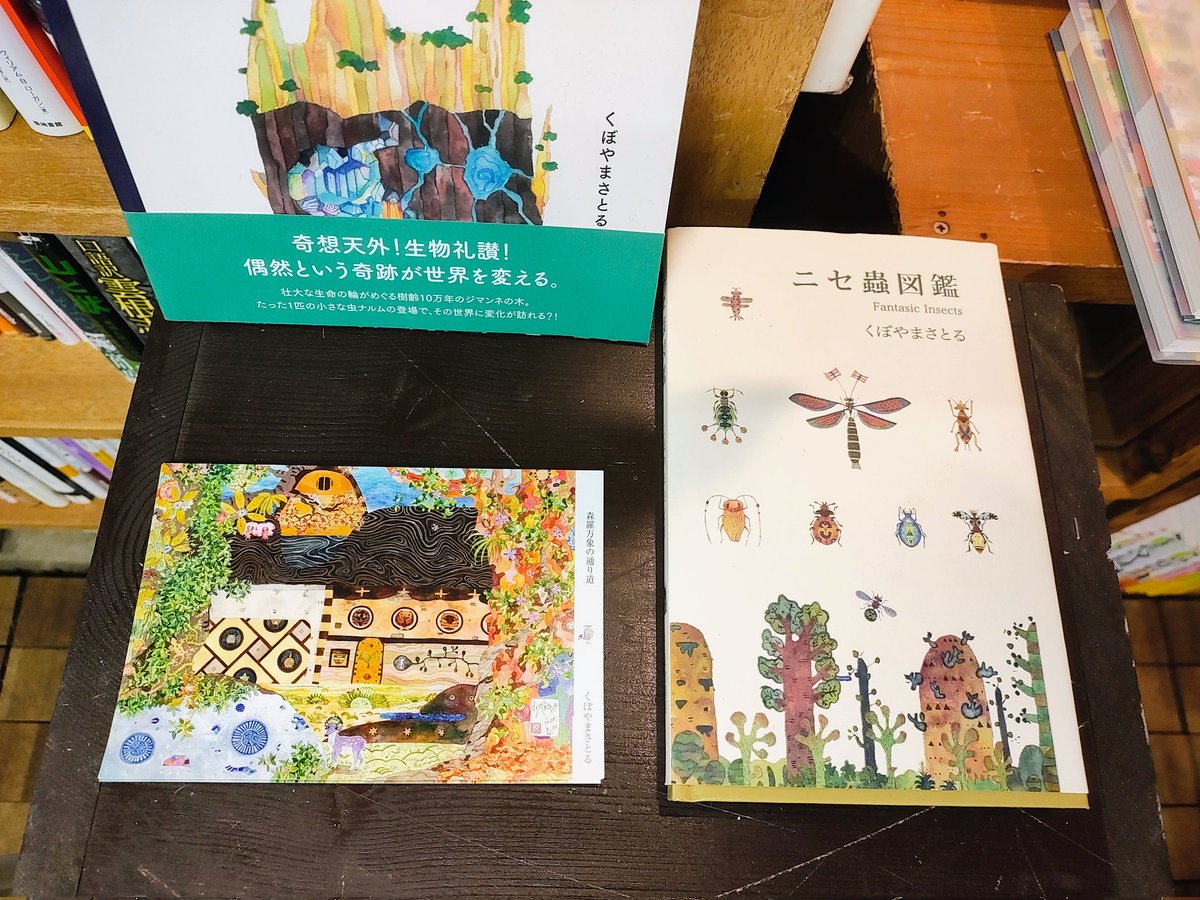 hasegawabooks's tweet photo. おさそいです☁🐞

当店でも展覧会をしていただいた
ニセ蟲図鑑、ジマンネの木の作家で
伊豆在住の画家くぼやまさとるさんの作品展が明日から京都ではじまります

ギャラリー唯さん１９(火)ー２４(日)
関西で出会える機会
お見逃しなくお訪ねください https://t.co/8AYGUr1fdX