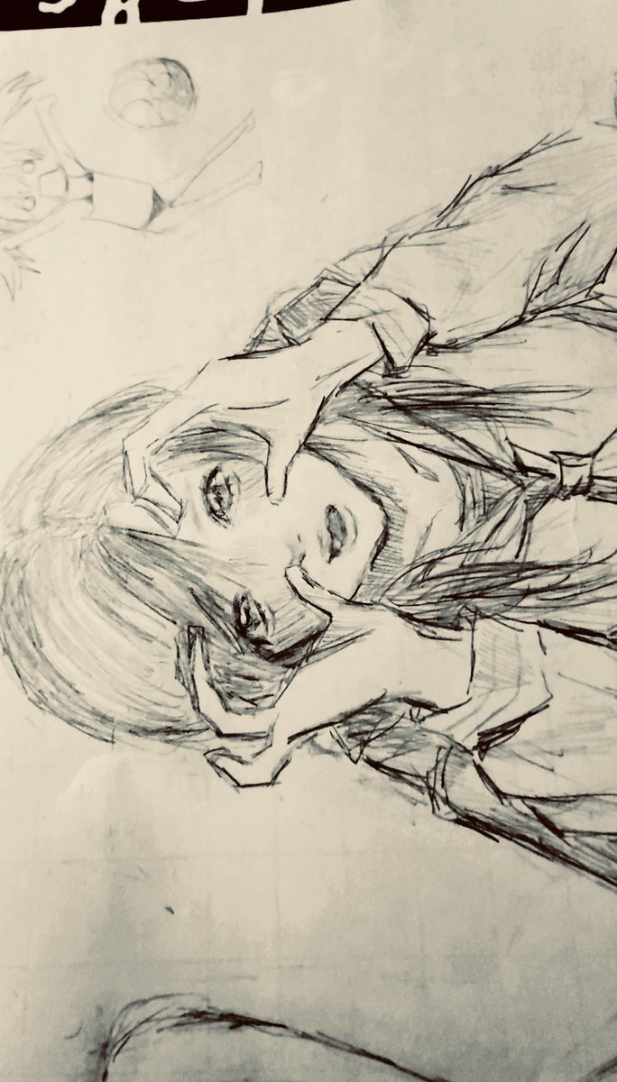 _KUM4_'s tweet photo. アナログイラスト https://t.co/r1nuQAv8Jg