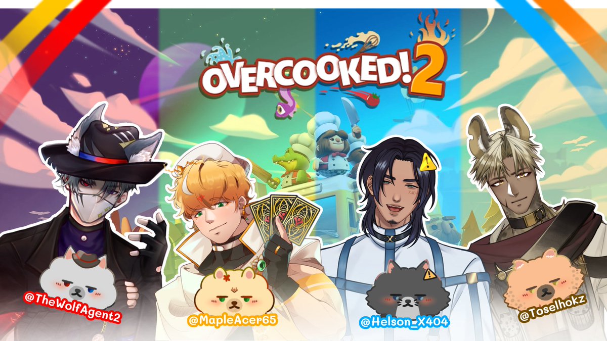 MapleAcer65's tweet photo. 【🔴 Chill play 】✧ Overcooked 2 ✧ : ครัวนรกแตกกับโลกสีชมพู
┈┈┈┈┈┈
📅 DATE : WED 20/5/2026
⏰ START : 21.00 GMT+7
┈┈┈┈┈┈
@Helson_X404
@TheWolfAgent2
@Toselhokz
🥐 มาร่วมเดินทางไปด้วยกันเถอะ!!
จุดนัดพบ : https://t.co/OehjOZFcyW
#วีทูปเบอร์ #maplelive #Vtubers https://t.co/0nEmaGknhc