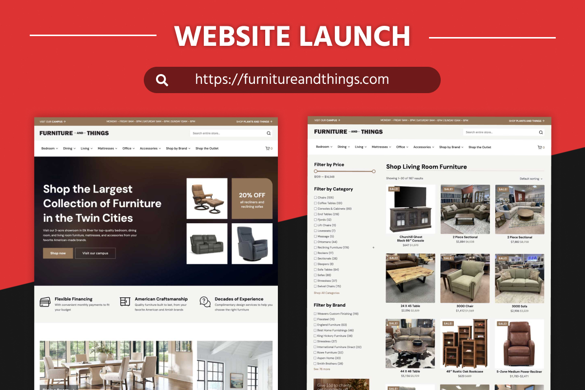 icebergweb's tweet photo. We're excited to share the refreshed website for Furniture and Things! 

Take a look here: https://t.co/UnBfr1vywV

Ready to give your e-commerce site a modern upgrade? 

Contact us at 763-350-8762 to get started! https://t.co/MA5YXBu64I https://t.co/ZLdlyEQq07