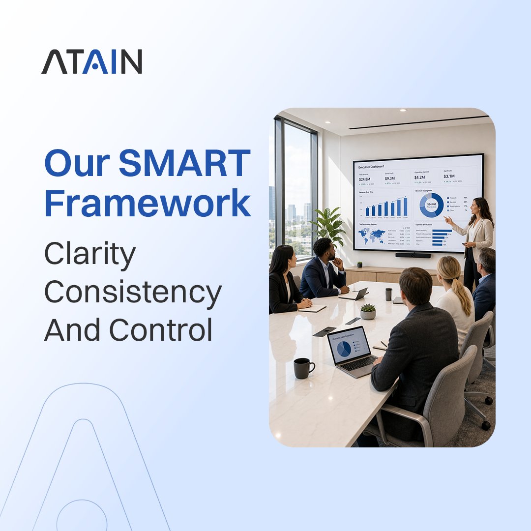 Go_Atain's tweet photo. Fragmented execution often limits #businessimpact. #Atain’s #SMARTFramework connects people, platforms, and processes into one governed approach, turning operational insight into decisive action and delivering more consistent, #assuredoutcomes. https://t.co/p2ppModMez

#AI https://t.co/weywliNQdS